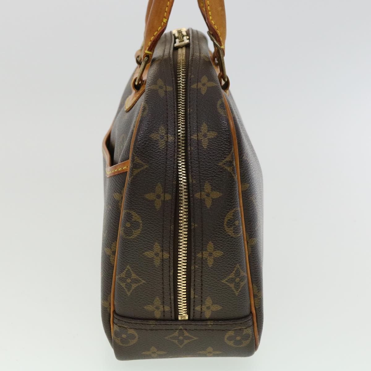 LOUIS VUITTON Monogram Trouville Hand Bag M42228 LV Auth jk2750