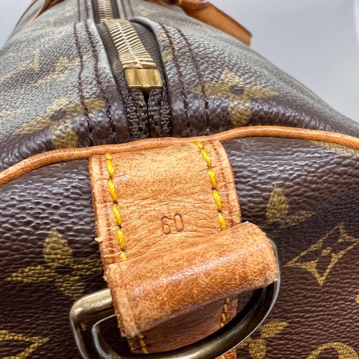 LOUIS VUITTON Monogram Keepall Bandouliere 60 Boston Bag M41412 LV Auth jk2785