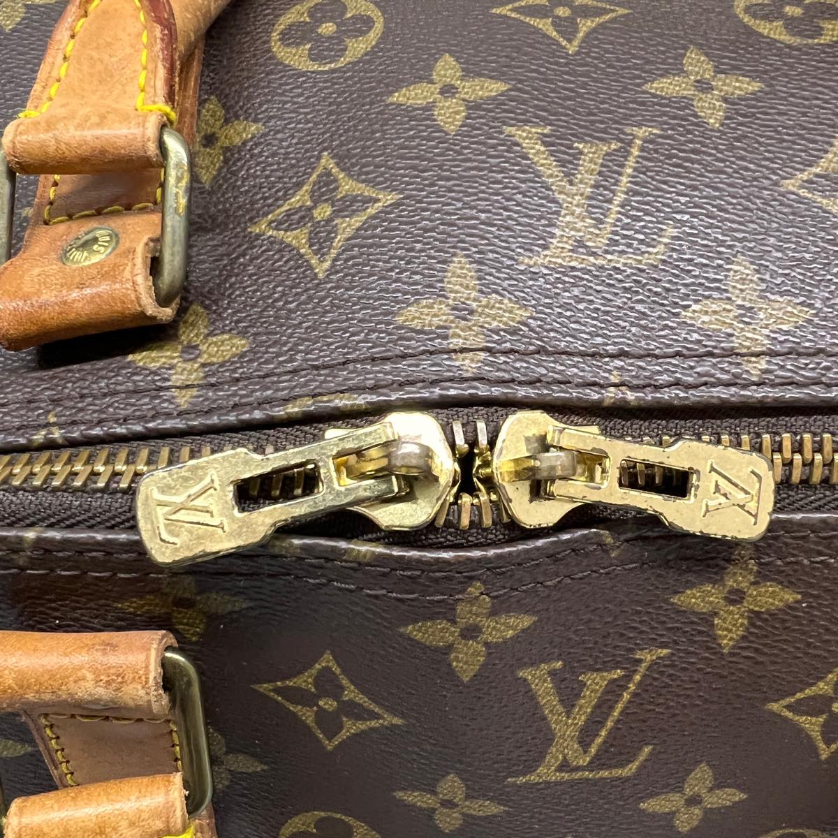 LOUIS VUITTON Monogram Keepall Bandouliere 60 Boston Bag M41412 LV Auth jk2785