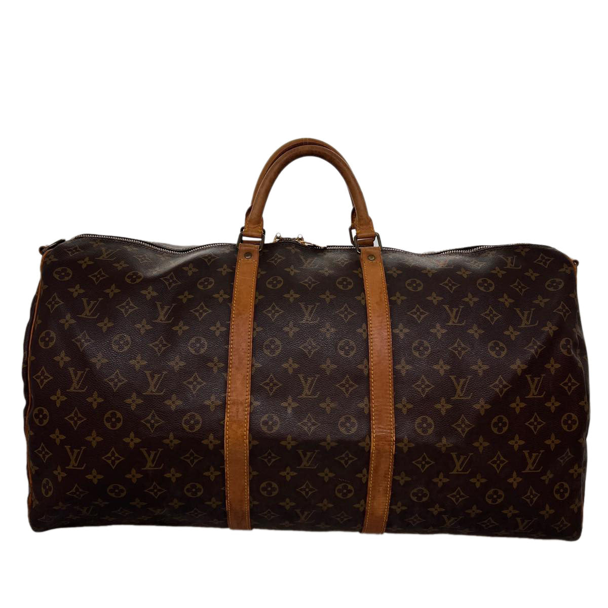 LOUIS VUITTON Monogram Keepall Bandouliere 60 Boston Bag M41412 LV Auth jk2785