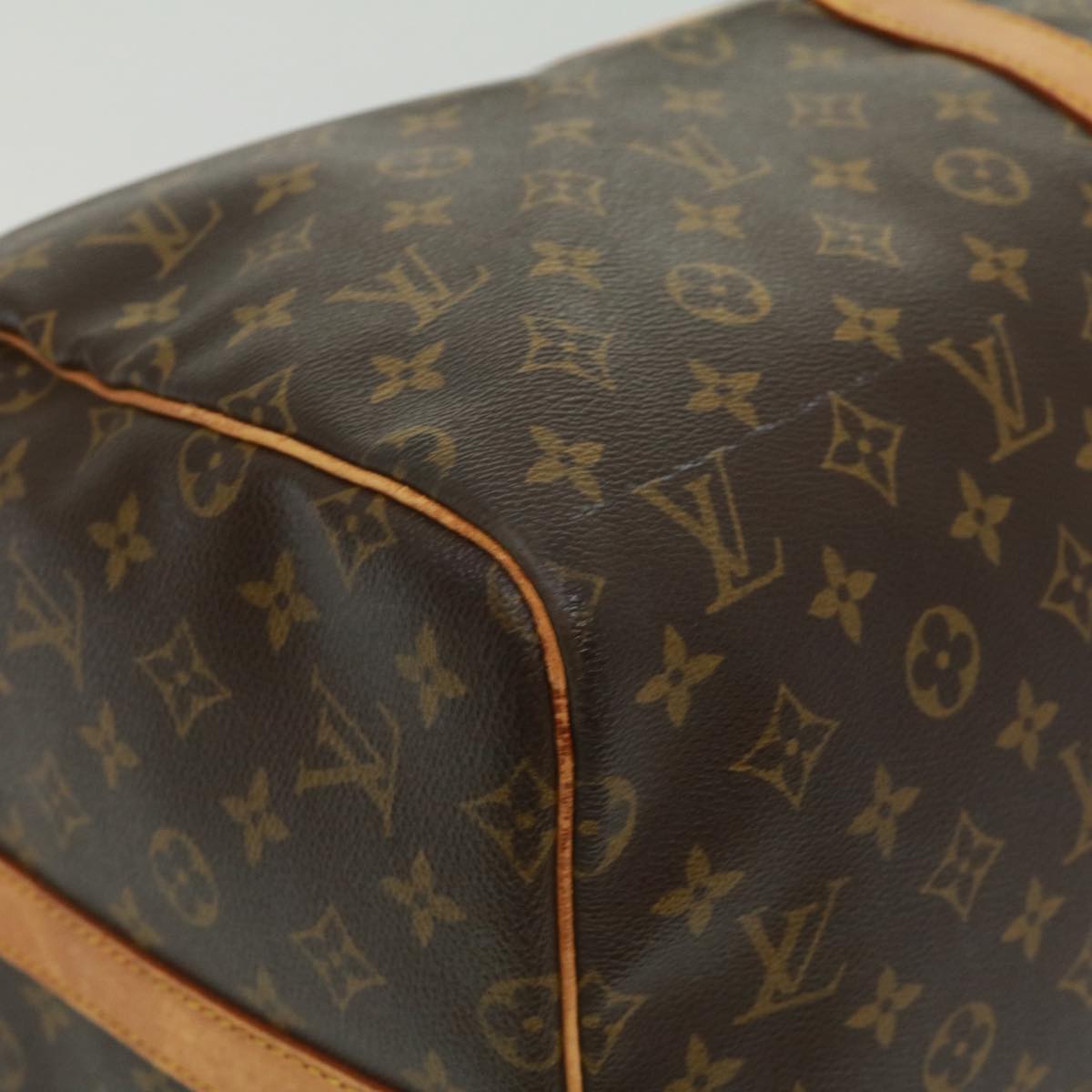 LOUIS VUITTON Monogram Keepall Bandouliere 55 Boston Bag M41414 LV Auth jk2787