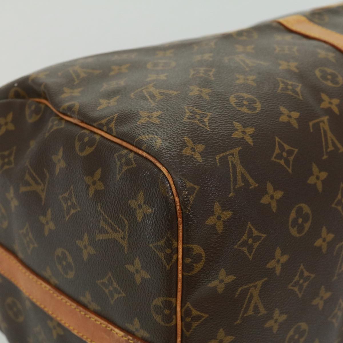 LOUIS VUITTON Monogram Keepall Bandouliere 55 Boston Bag M41414 LV Auth jk2787