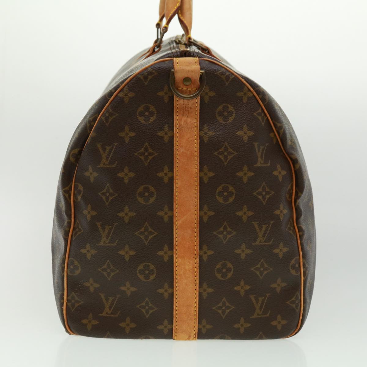 LOUIS VUITTON Monogram Keepall Bandouliere 55 Boston Bag M41414 LV Auth jk2787