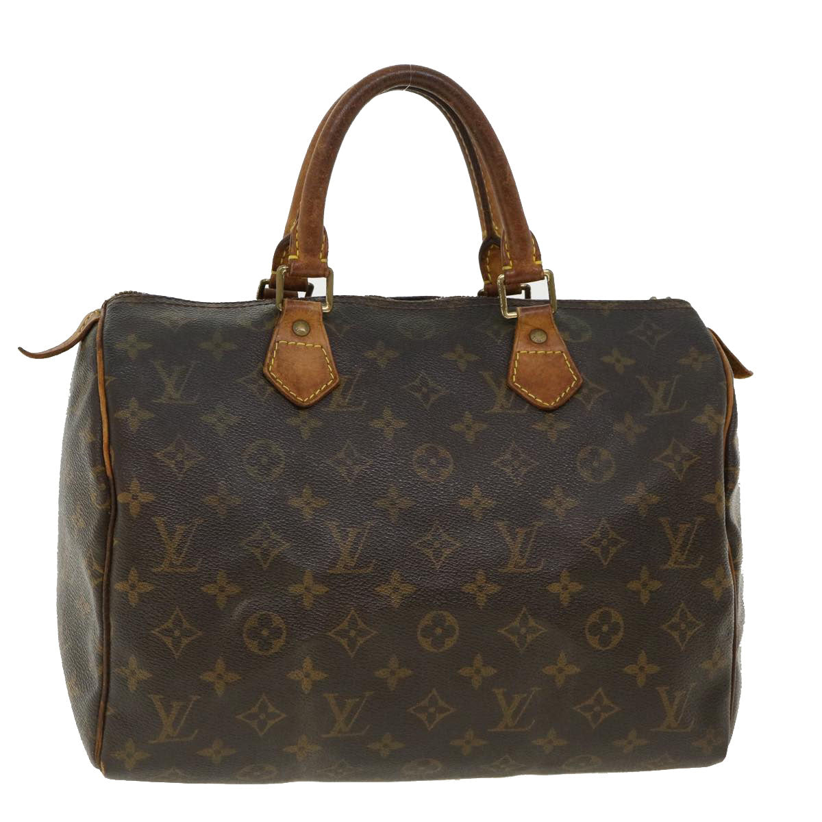 LOUIS VUITTON Monogram Speedy 30 Hand Bag M41526 LV Auth jk2830