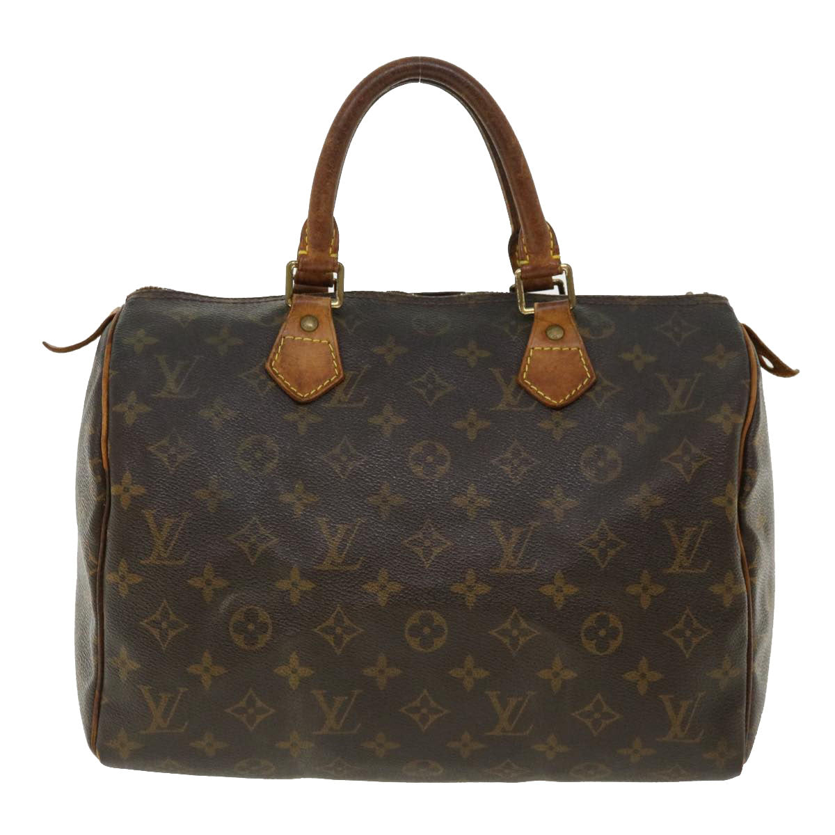 LOUIS VUITTON Monogram Speedy 30 Hand Bag M41526 LV Auth jk2830