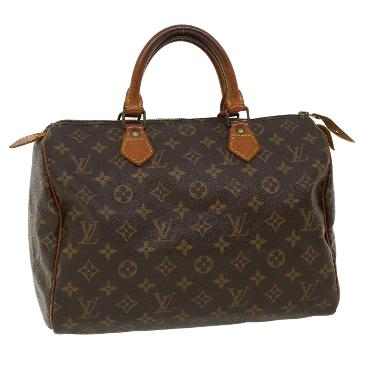 LOUIS VUITTON Monogram Speedy 30 Hand Bag M41526 LV Auth jk2831