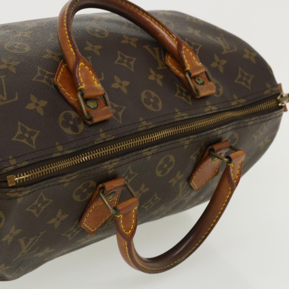 LOUIS VUITTON Monogram Speedy 30 Hand Bag M41526 LV Auth jk2831