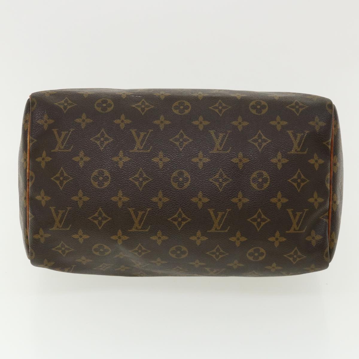 LOUIS VUITTON Monogram Speedy 30 Hand Bag M41526 LV Auth jk2831