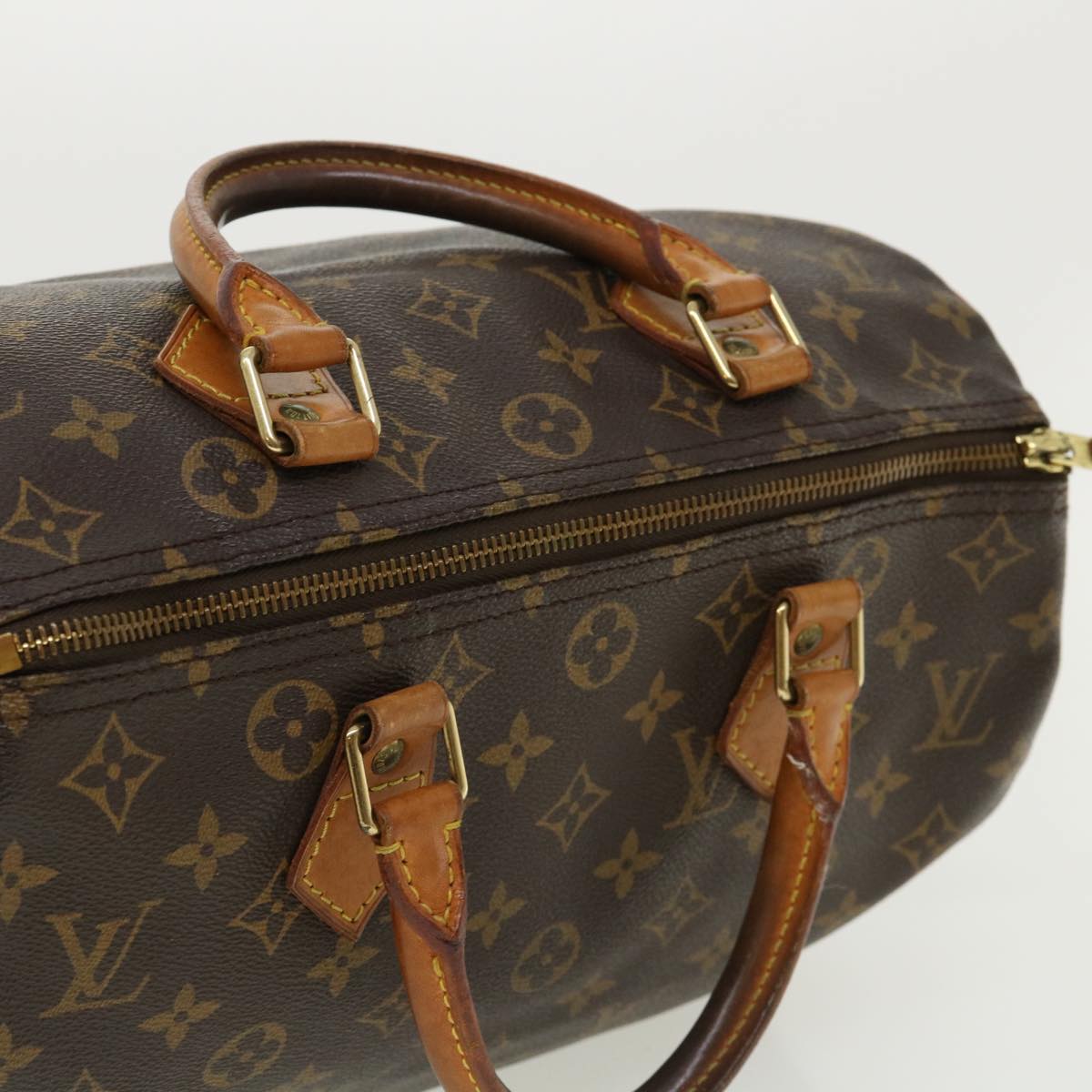 LOUIS VUITTON Monogram Speedy 30 Hand Bag M41526 LV Auth jk2833