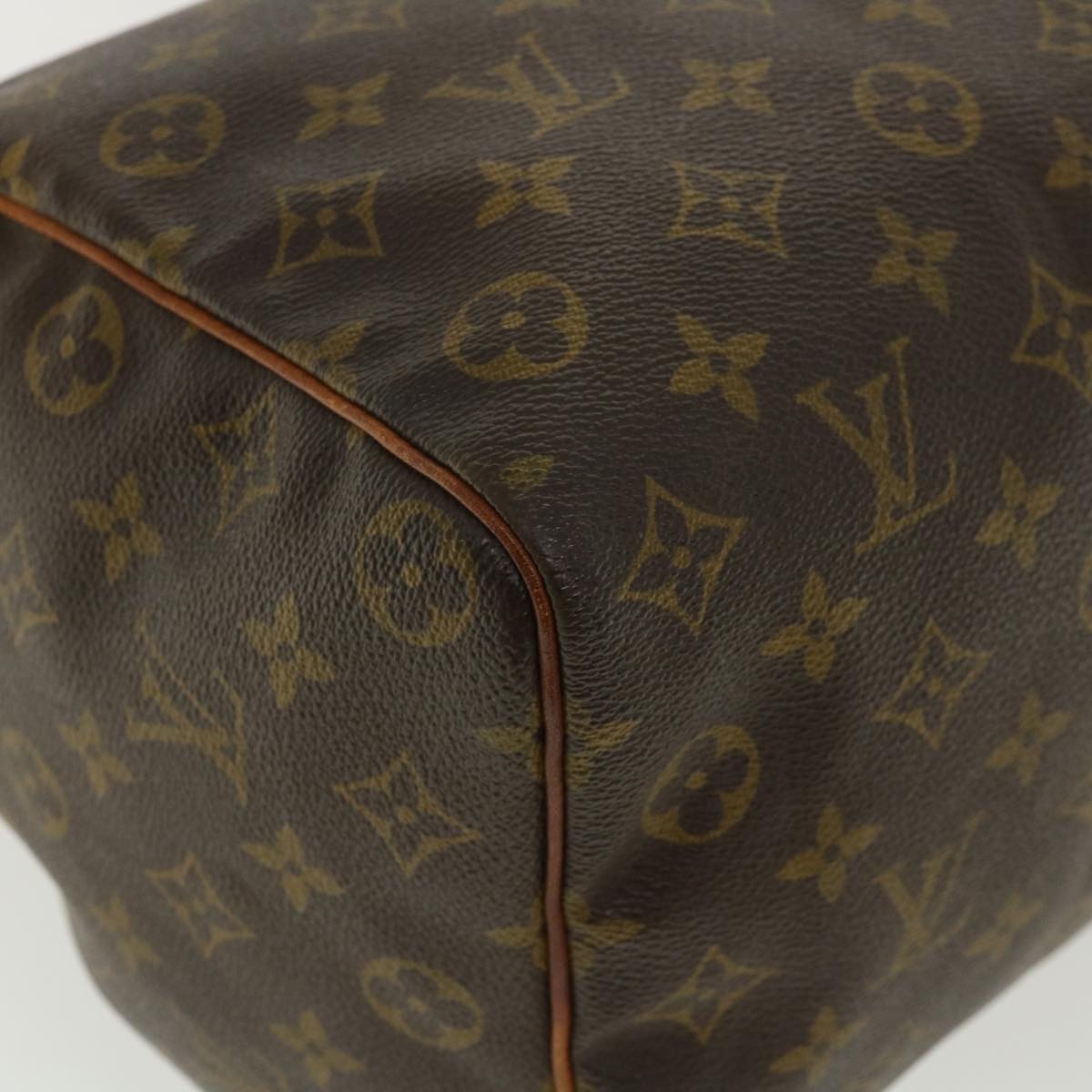 LOUIS VUITTON Monogram Speedy 35 Hand Bag M41524 LV Auth jk2837