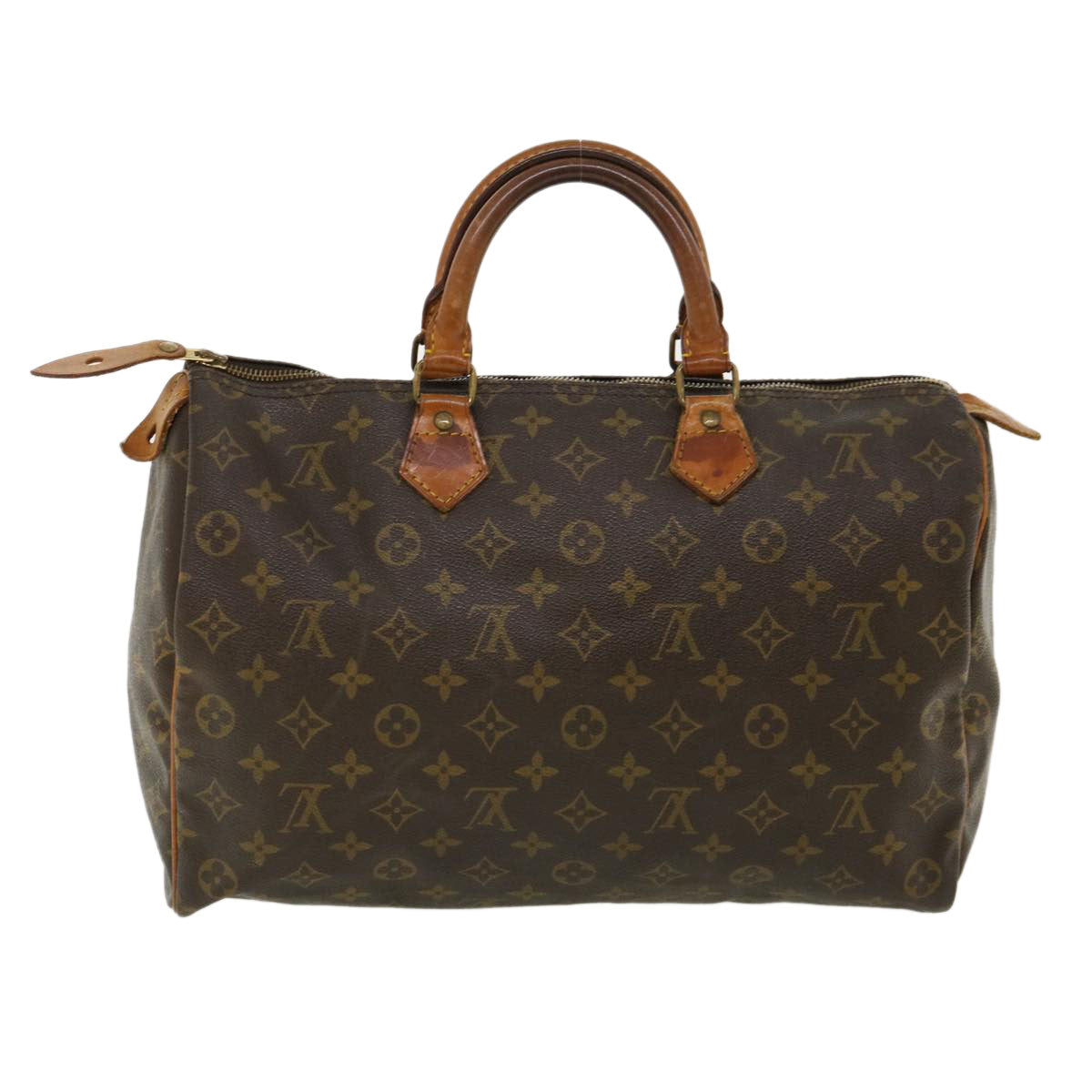 LOUIS VUITTON Monogram Speedy 35 Hand Bag M41524 LV Auth jk2837 - 0