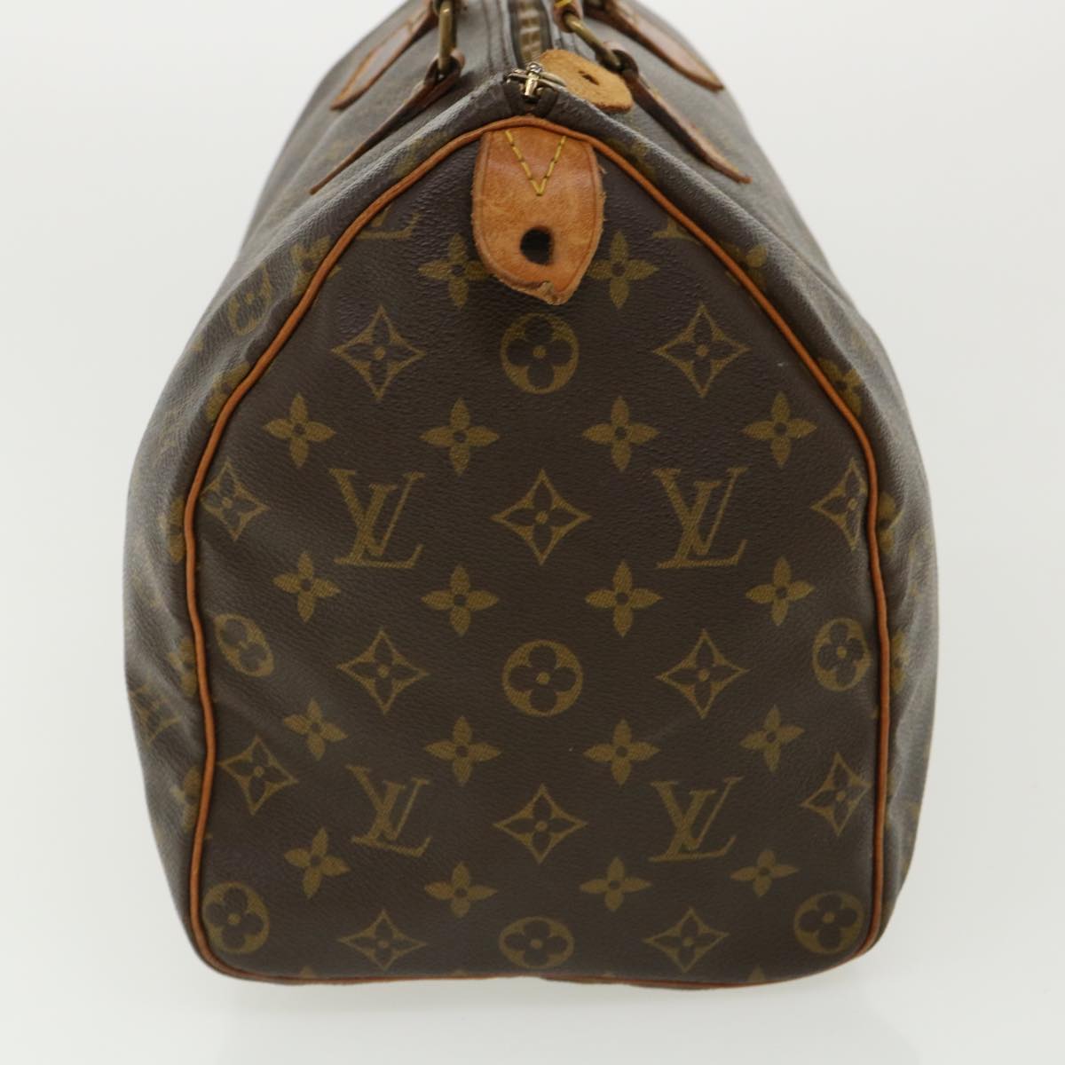 LOUIS VUITTON Monogram Speedy 35 Hand Bag M41524 LV Auth jk2837