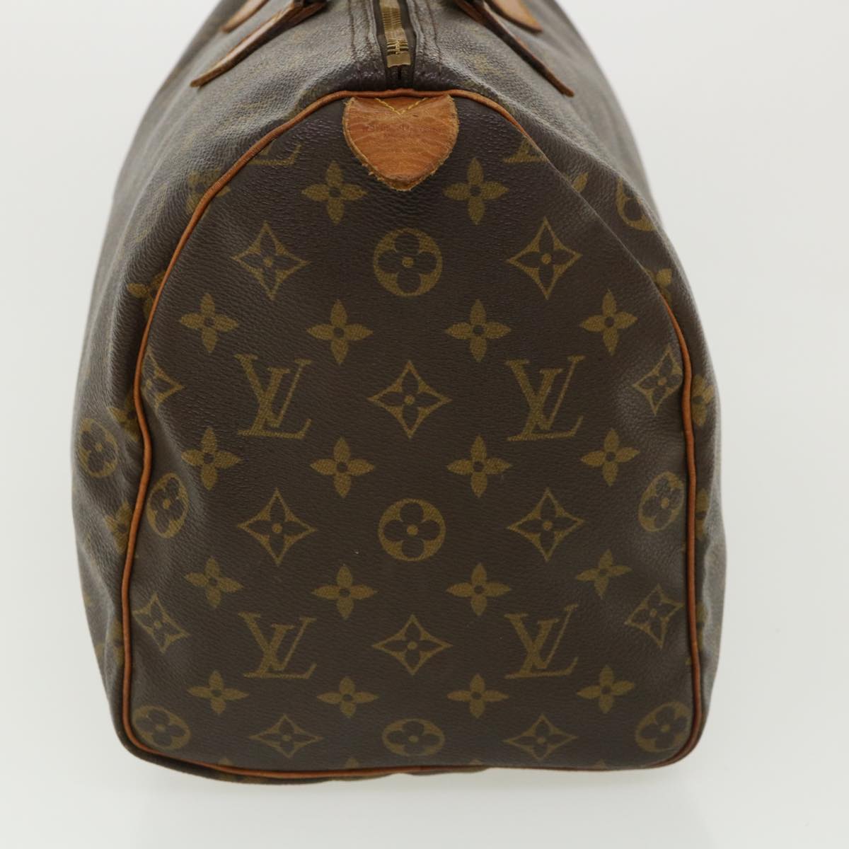 LOUIS VUITTON Monogram Speedy 35 Hand Bag M41524 LV Auth jk2837