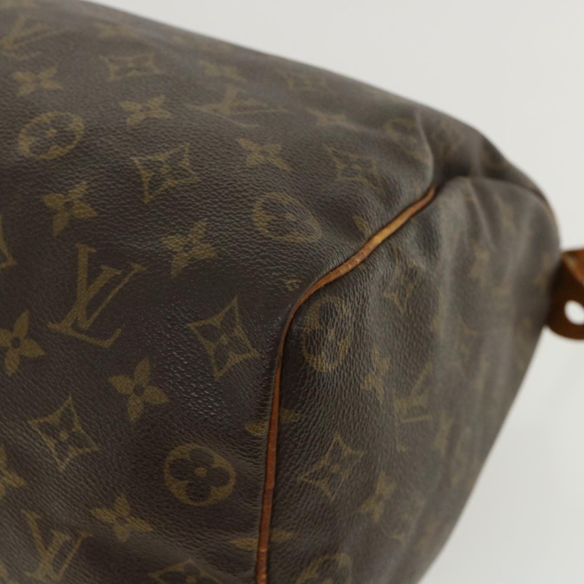 LOUIS VUITTON Monogram Speedy 35 Hand Bag M41524 LV Auth jk2843