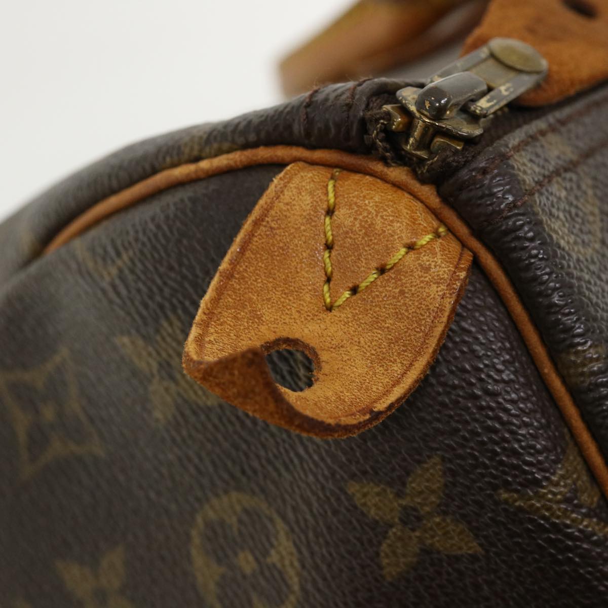 LOUIS VUITTON Monogram Speedy 35 Hand Bag M41524 LV Auth jk2843