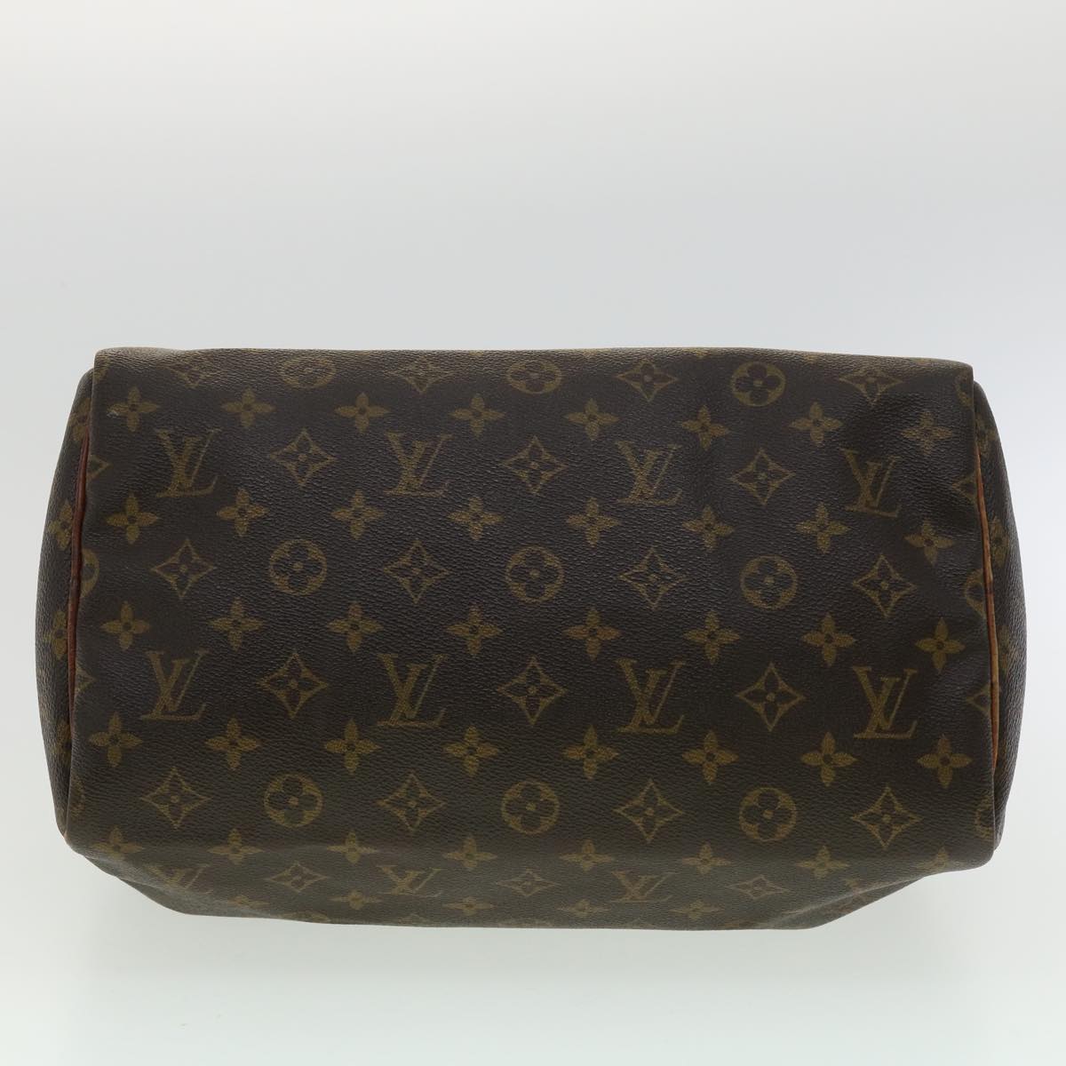 LOUIS VUITTON Monogram Speedy 30 Hand Bag M41526 LV Auth jk2844