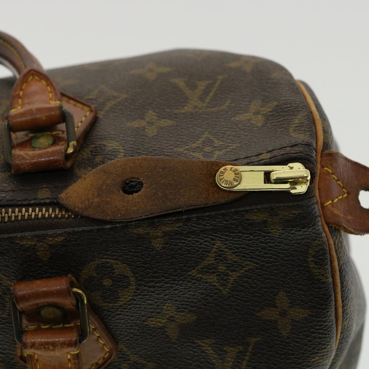 LOUIS VUITTON Monogram Speedy 30 Hand Bag M41526 LV Auth jk2844