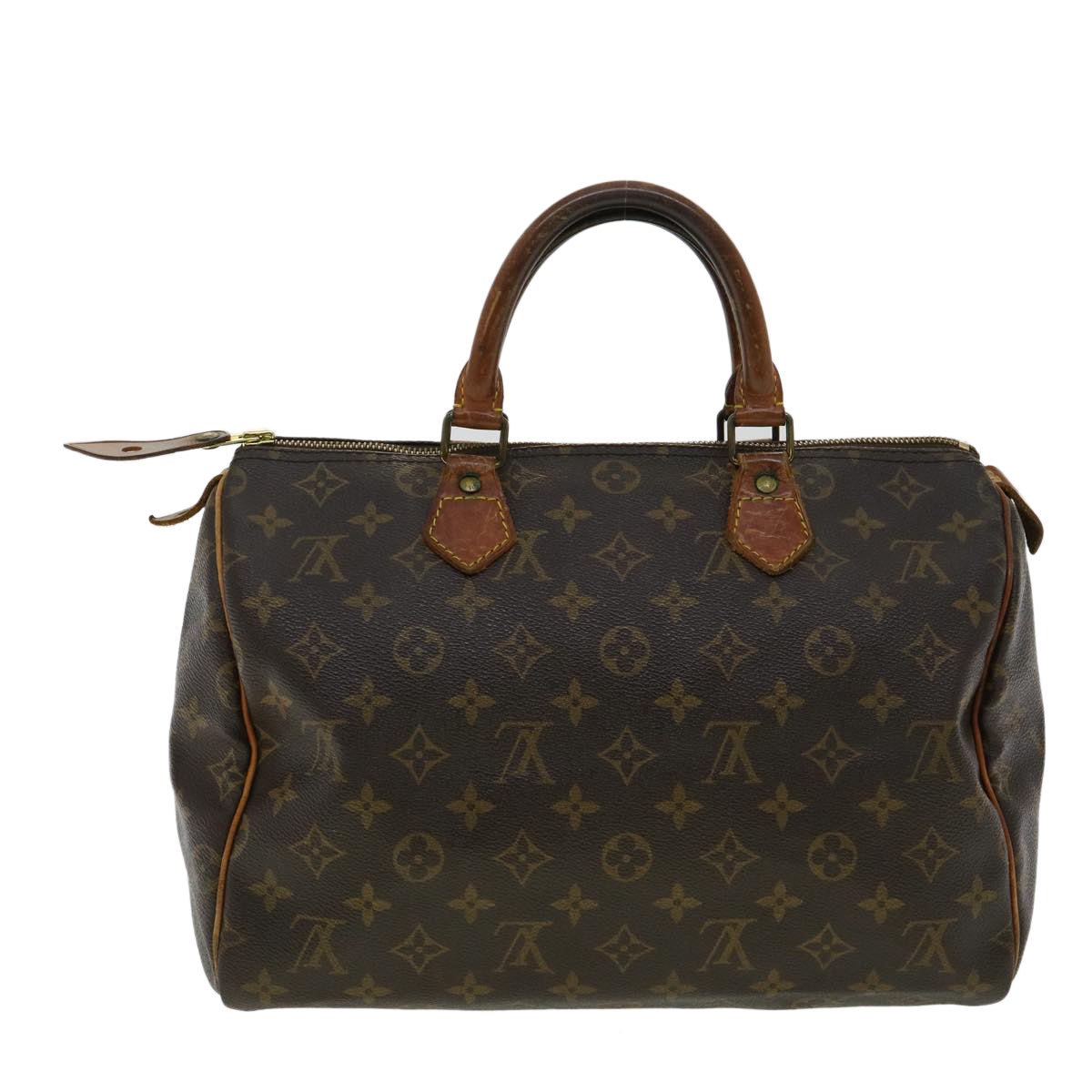 LOUIS VUITTON Monogram Speedy 30 Hand Bag M41526 LV Auth jk2844