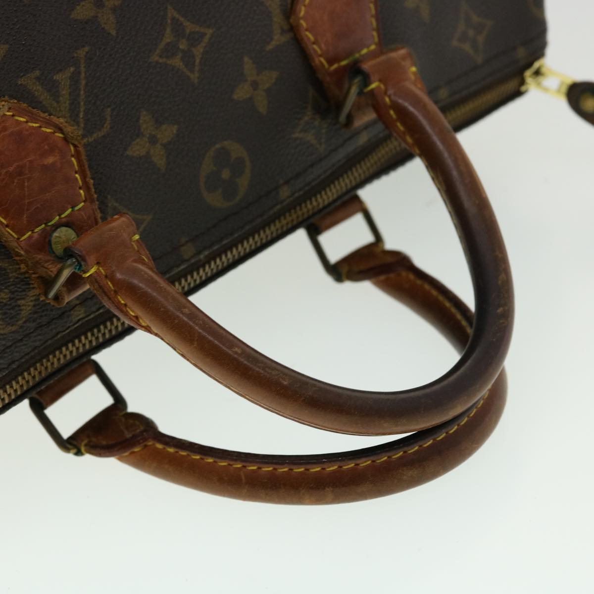 LOUIS VUITTON Monogram Speedy 30 Hand Bag M41526 LV Auth jk2844