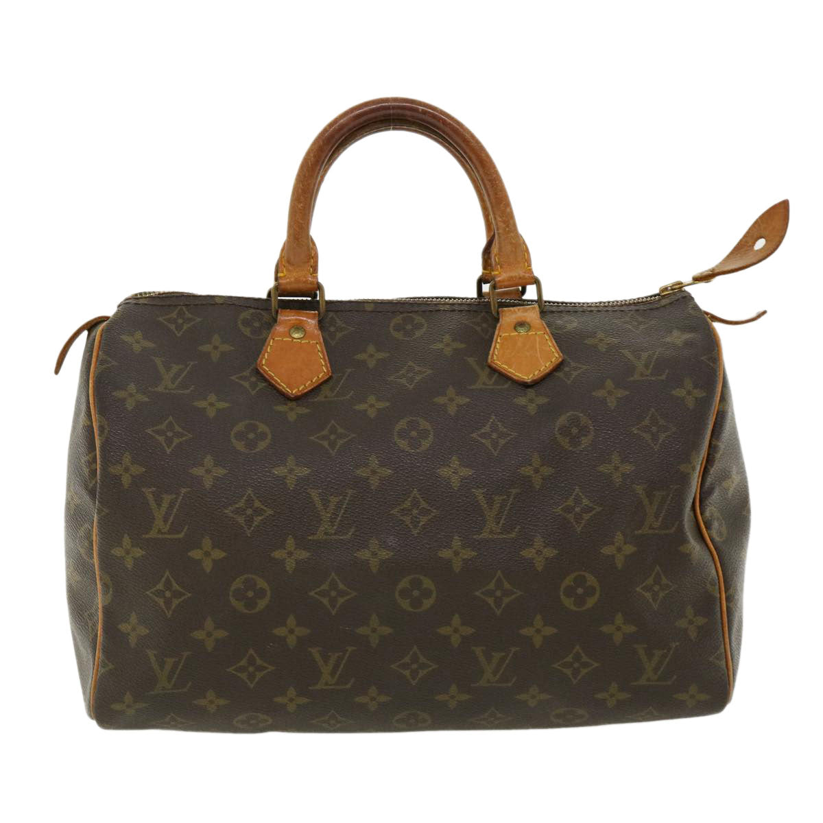 LOUIS VUITTON Monogram Speedy 30 Hand Bag M41526 LV Auth jk2845