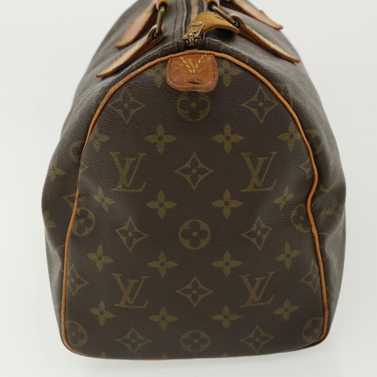 LOUIS VUITTON Monogram Speedy 30 Hand Bag M41526 LV Auth jk2845