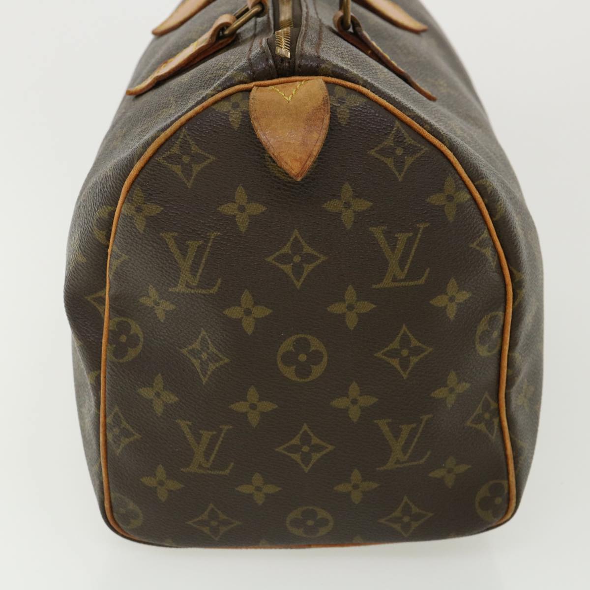 LOUIS VUITTON Monogram Speedy 30 Hand Bag M41526 LV Auth jk2845