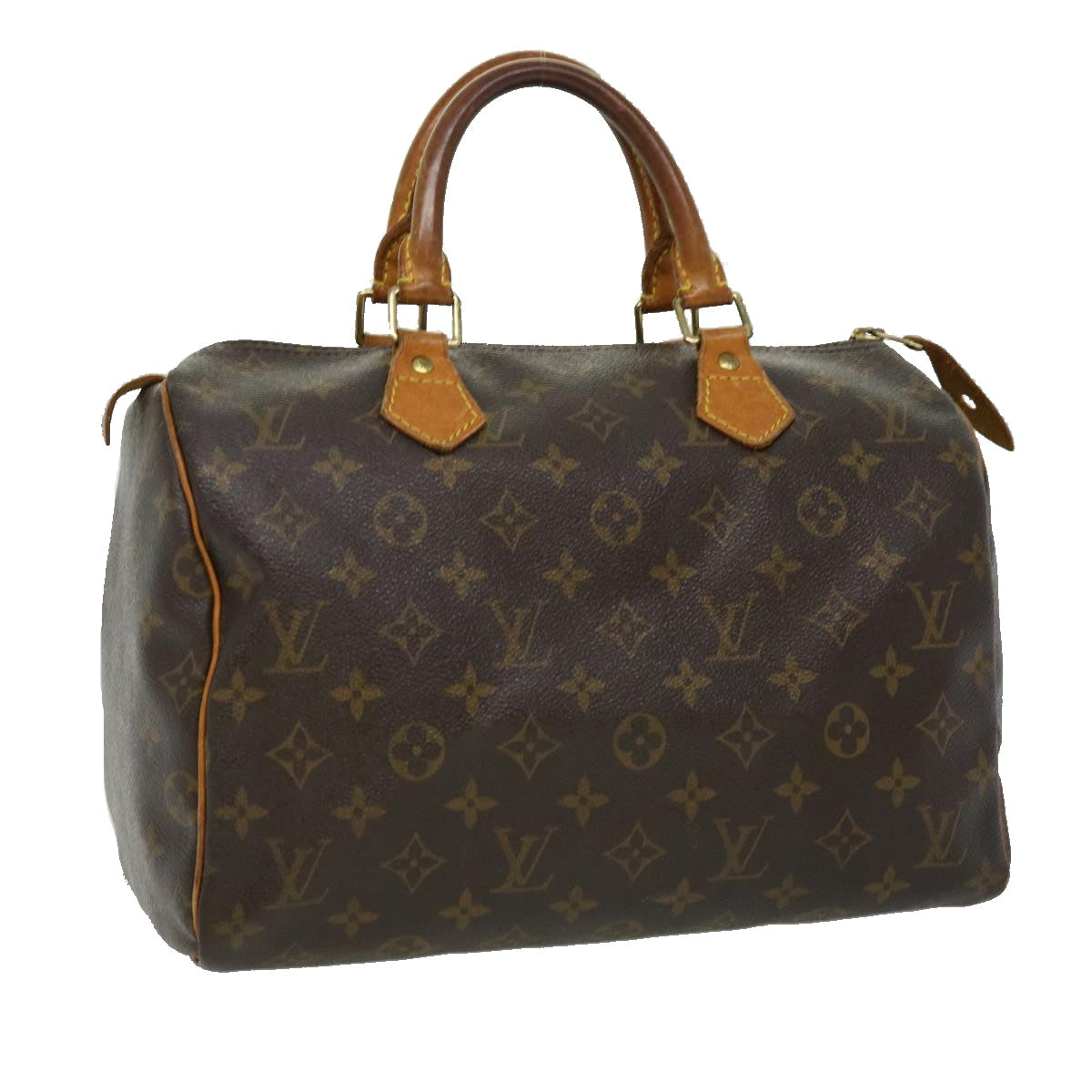 LOUIS VUITTON Monogram Speedy 30 Hand Bag M41526 LV Auth jk2847