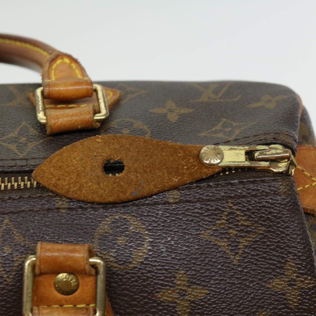 LOUIS VUITTON Monogram Speedy 30 Hand Bag M41526 LV Auth jk2847