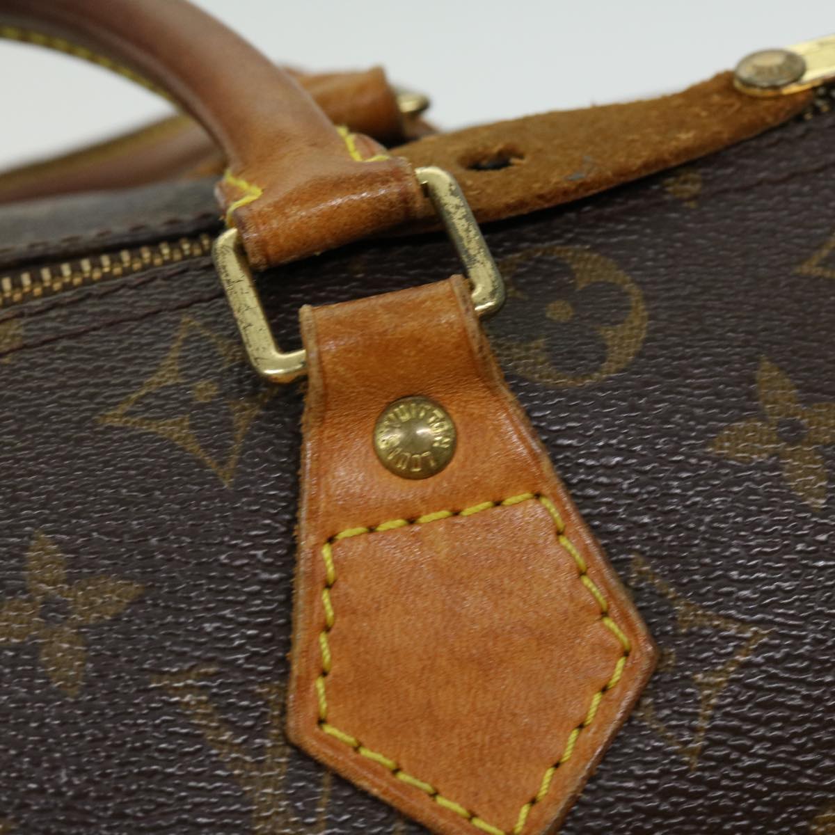 LOUIS VUITTON Monogram Speedy 30 Hand Bag M41526 LV Auth jk2847