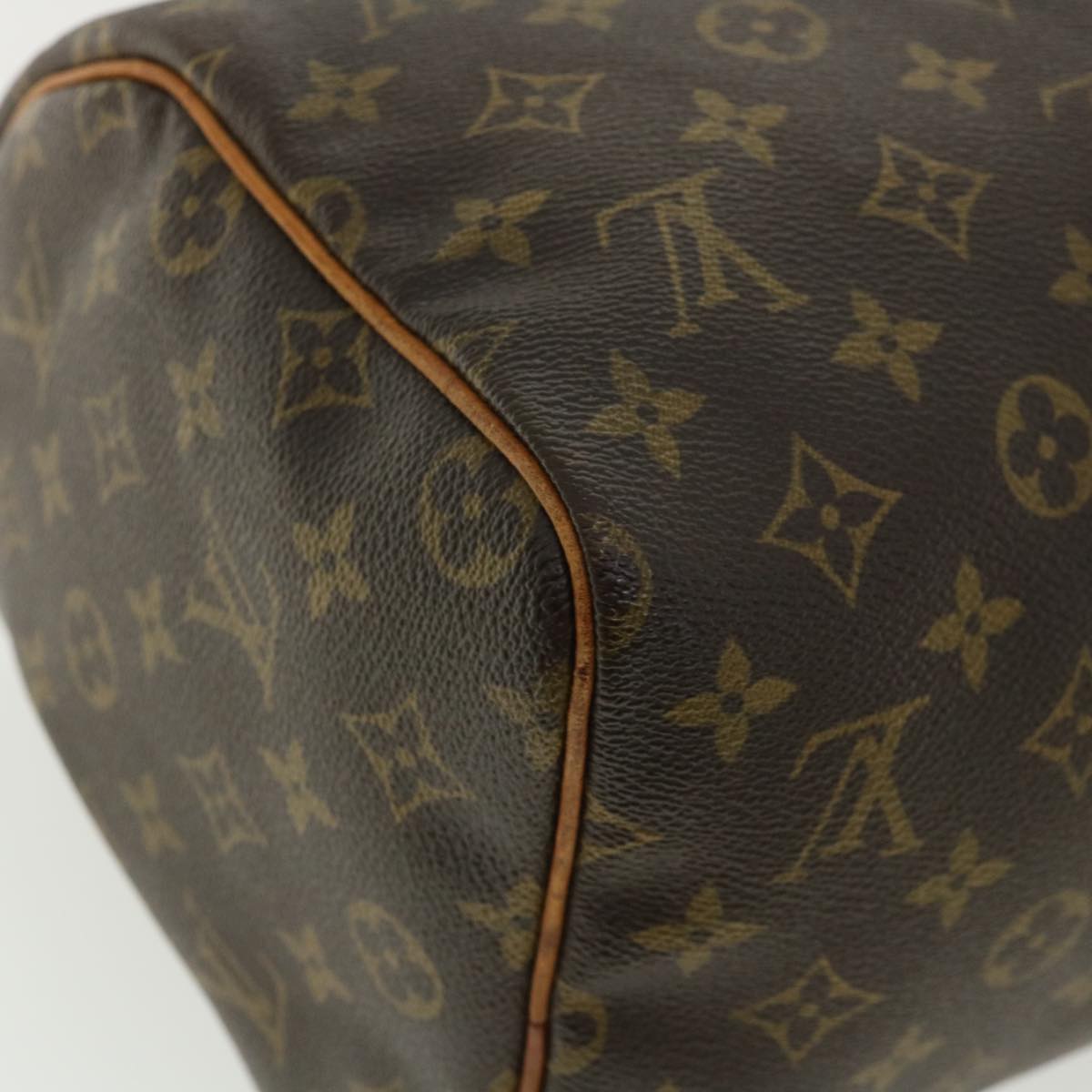 LOUIS VUITTON Monogram Speedy 30 Hand Bag M41526 LV Auth jk2851