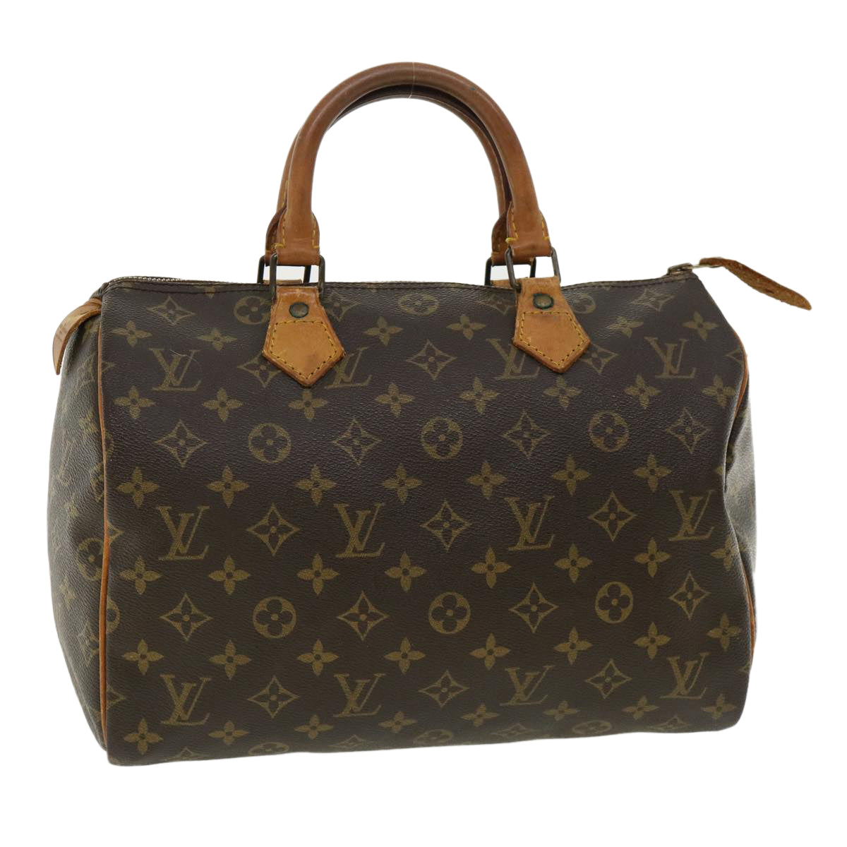 LOUIS VUITTON Monogram Speedy 30 Hand Bag M41526 LV Auth jk2851