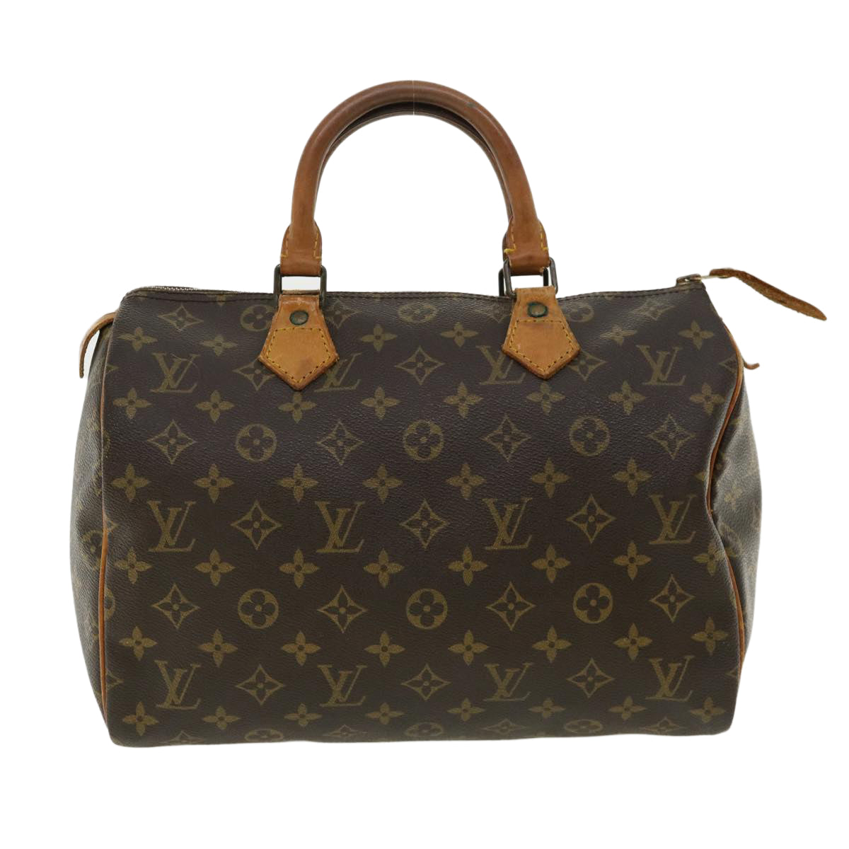 LOUIS VUITTON Monogram Speedy 30 Hand Bag M41526 LV Auth jk2851