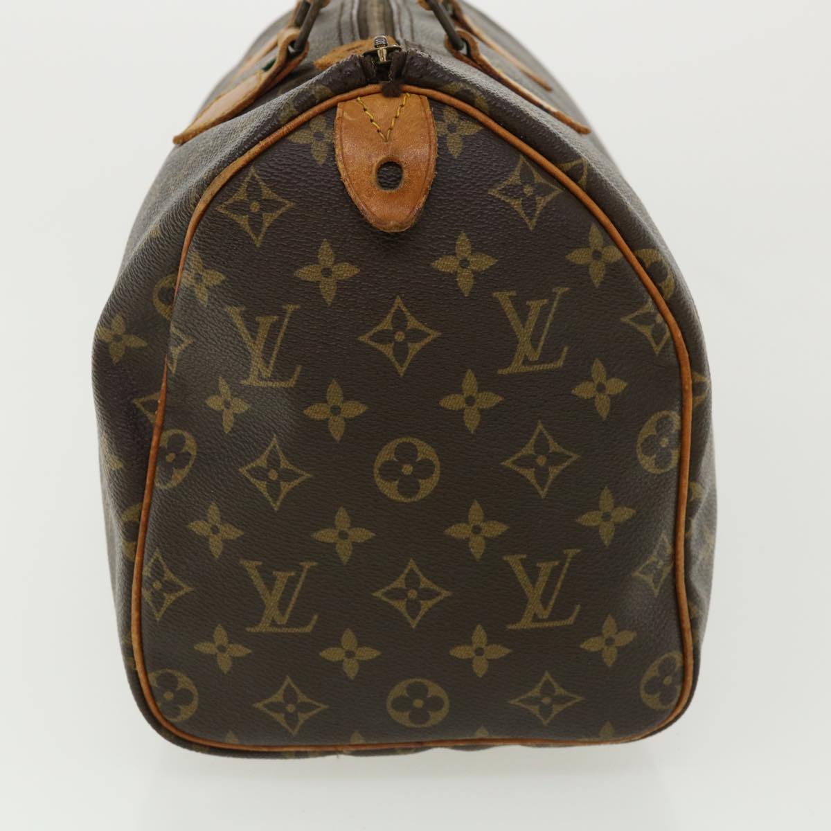 LOUIS VUITTON Monogram Speedy 30 Hand Bag M41526 LV Auth jk2851