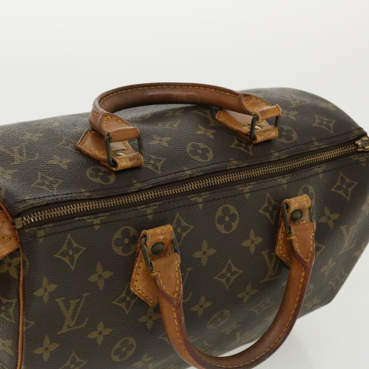 LOUIS VUITTON Monogram Speedy 30 Hand Bag M41526 LV Auth jk2851