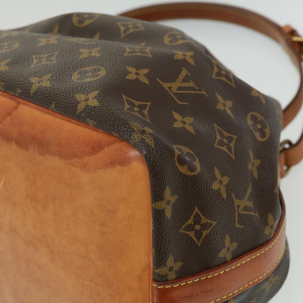 LOUIS VUITTON Monogram Petit Noe Shoulder Bag M42226 LV Auth jk2852