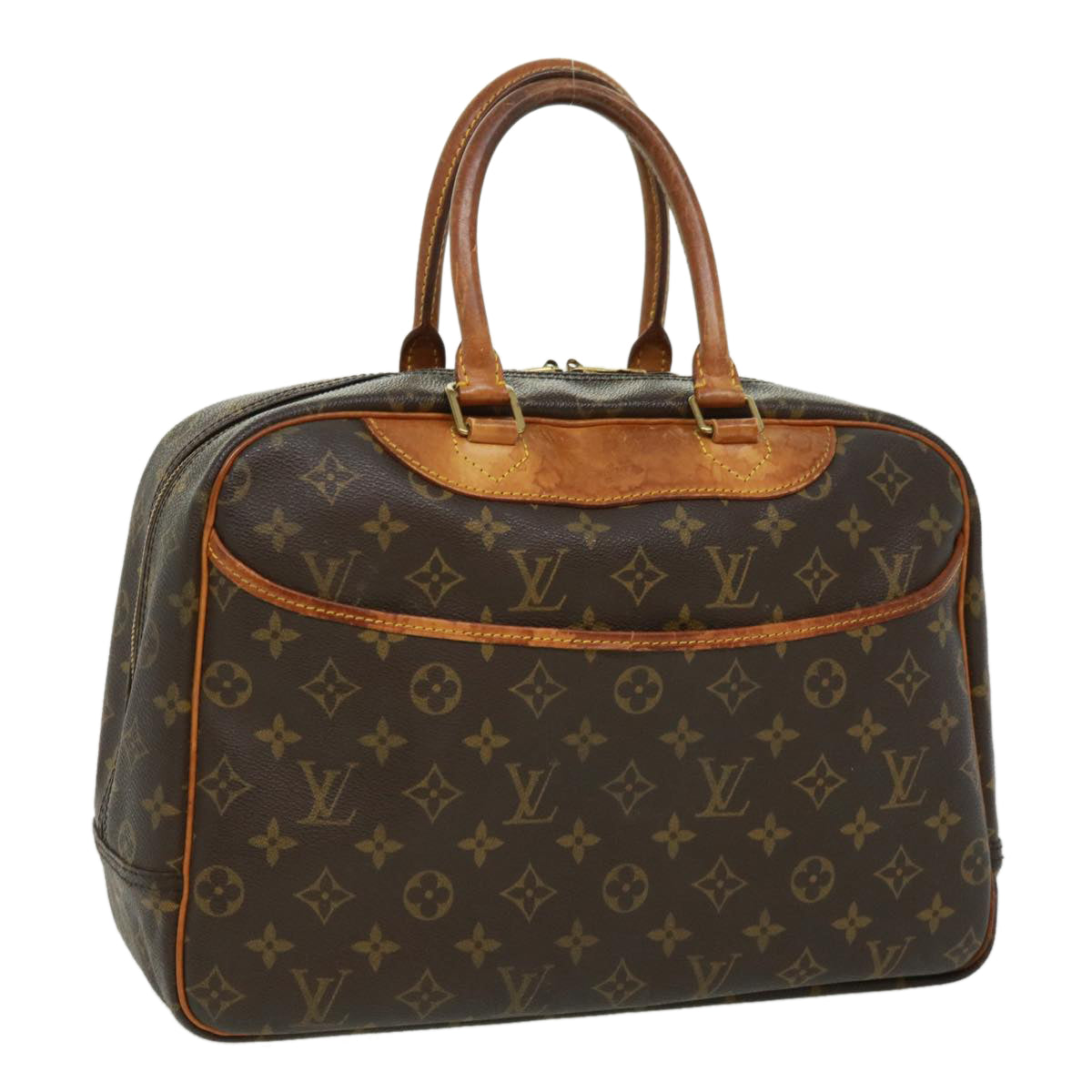 LOUIS VUITTON Monogram Deauville Hand Bag M47270 LV Auth jk2894