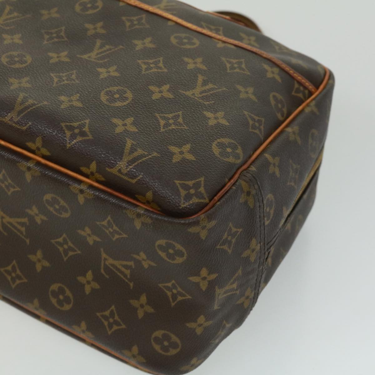 LOUIS VUITTON Monogram Deauville Hand Bag M47270 LV Auth jk2894