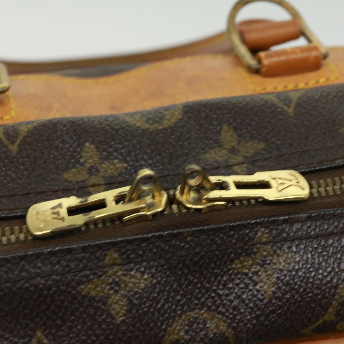 LOUIS VUITTON Monogram Deauville Hand Bag M47270 LV Auth jk2894