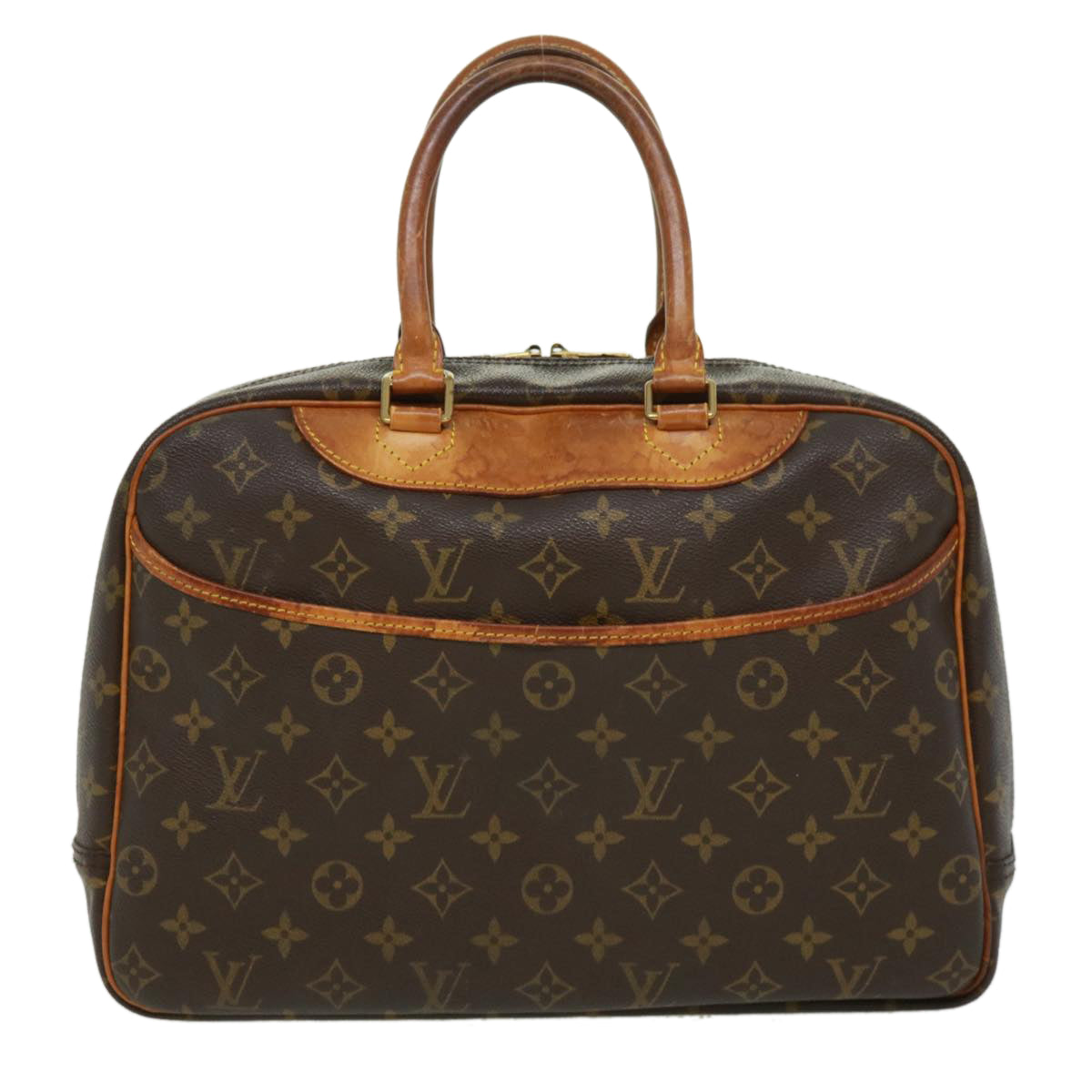 LOUIS VUITTON Monogram Deauville Hand Bag M47270 LV Auth jk2894