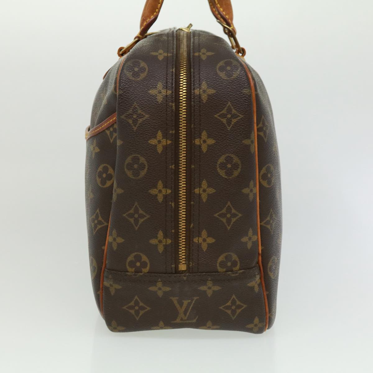 LOUIS VUITTON Monogram Deauville Hand Bag M47270 LV Auth jk2894