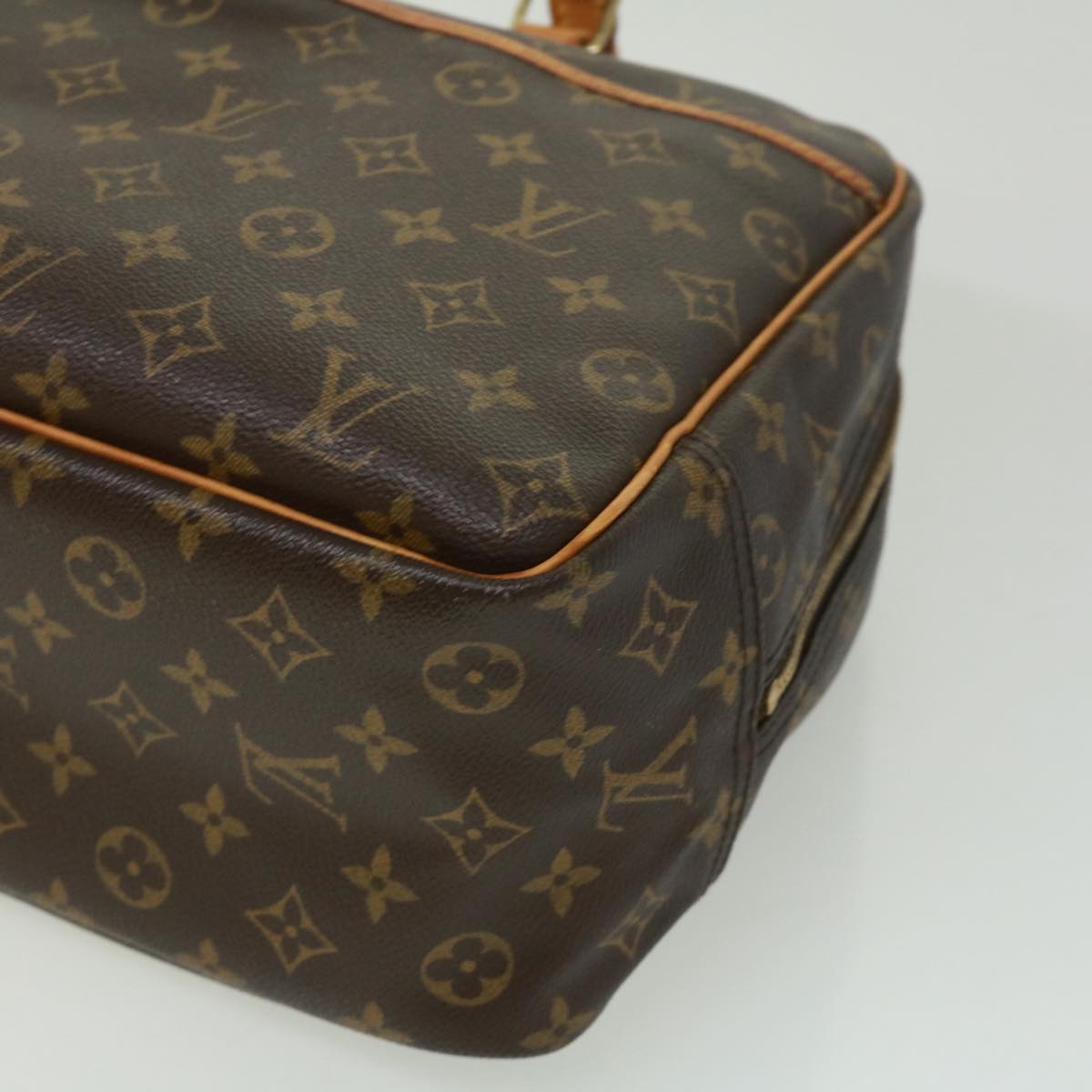 LOUIS VUITTON Monogram Deauville Hand Bag M47270 LV Auth jk2896