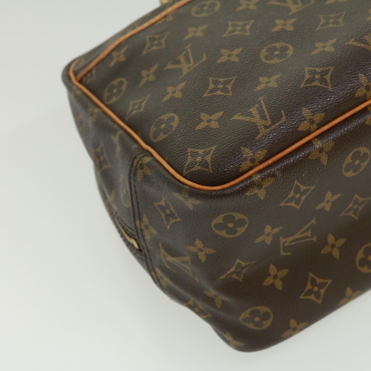 LOUIS VUITTON Monogram Deauville Hand Bag M47270 LV Auth jk2896