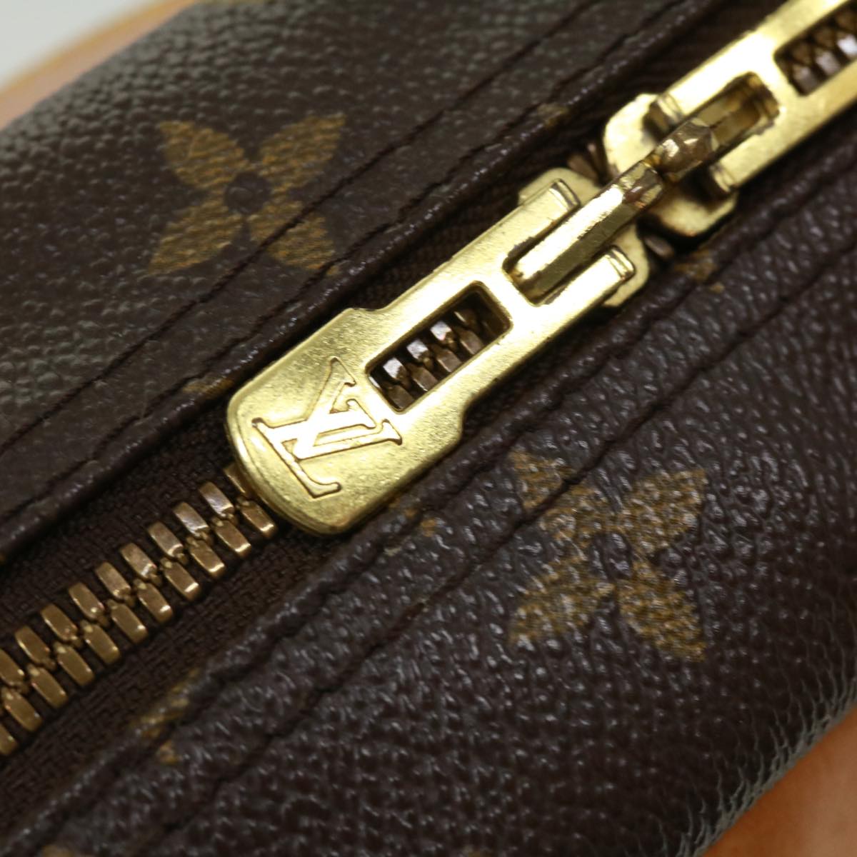 LOUIS VUITTON Monogram Deauville Hand Bag M47270 LV Auth jk2896