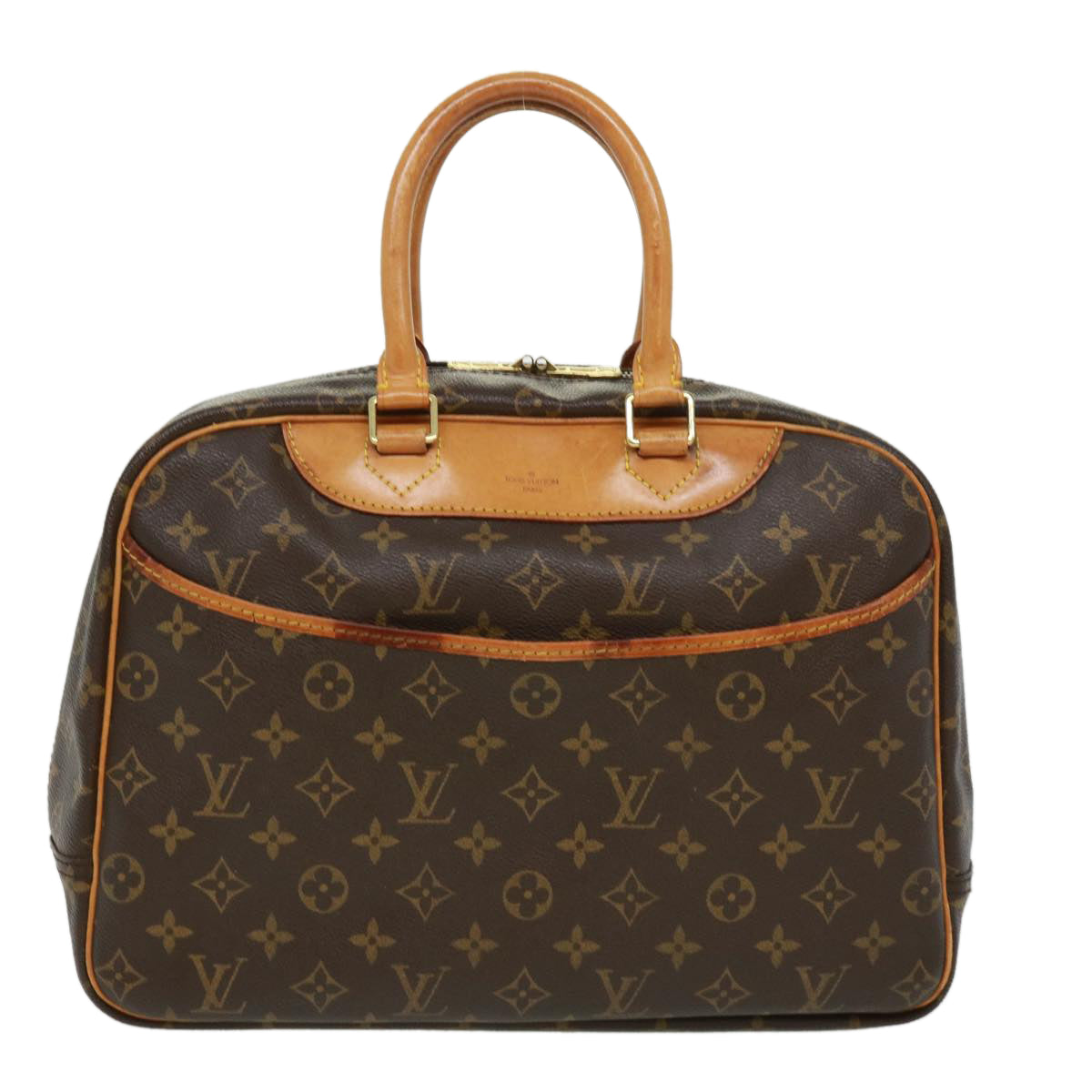 LOUIS VUITTON Monogram Deauville Hand Bag M47270 LV Auth jk2896