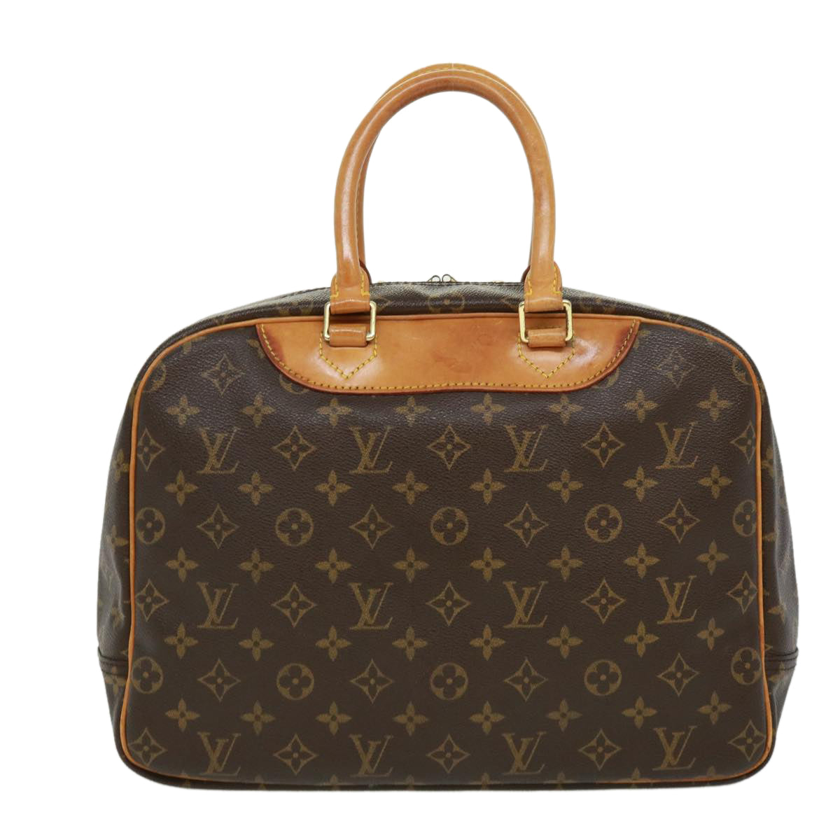 LOUIS VUITTON Monogram Deauville Hand Bag M47270 LV Auth jk2896