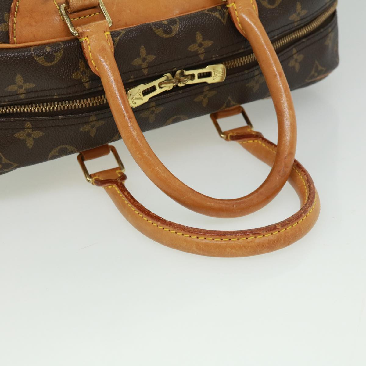 LOUIS VUITTON Monogram Deauville Hand Bag M47270 LV Auth jk2896