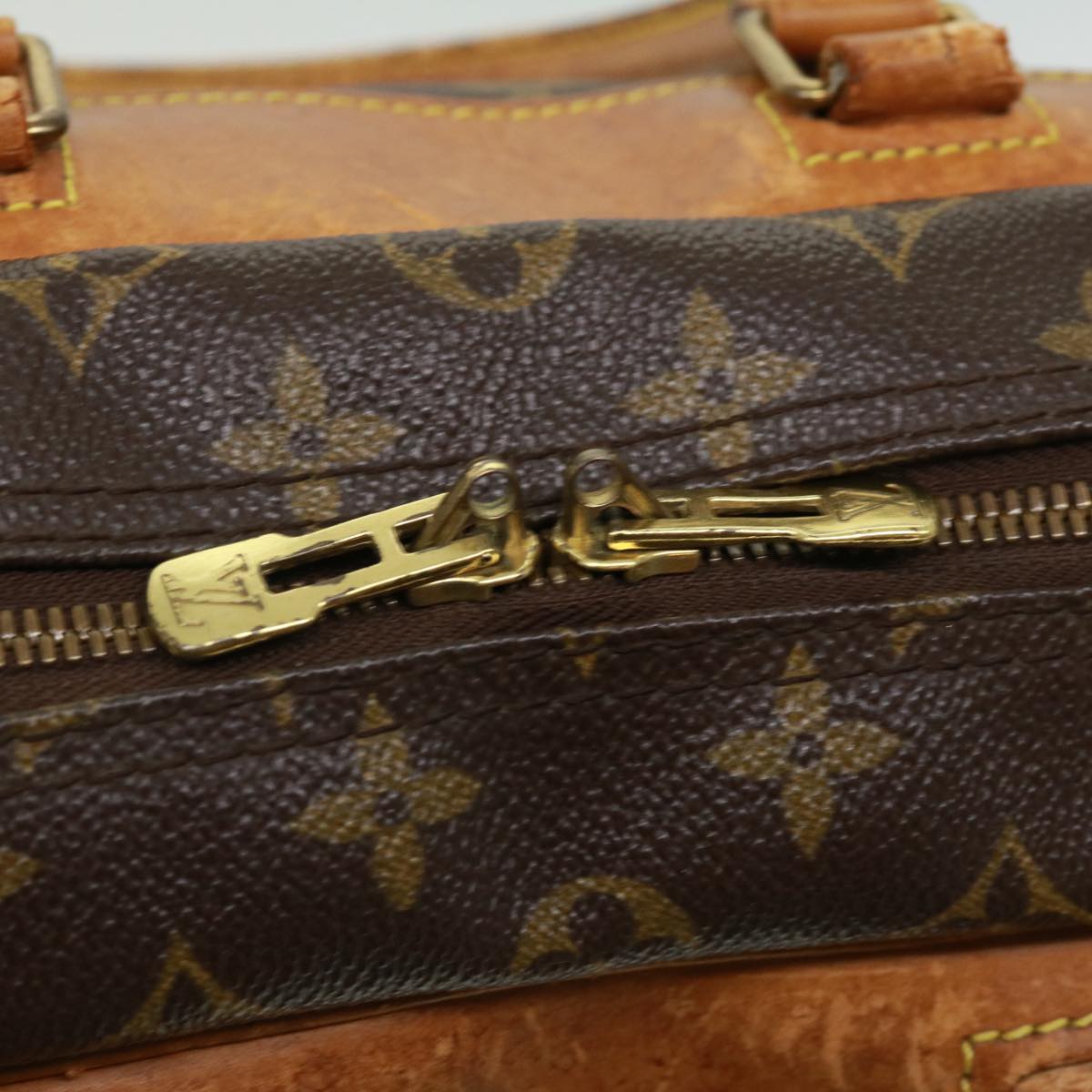 LOUIS VUITTON Monogram Deauville Hand Bag M47270 LV Auth jk2897