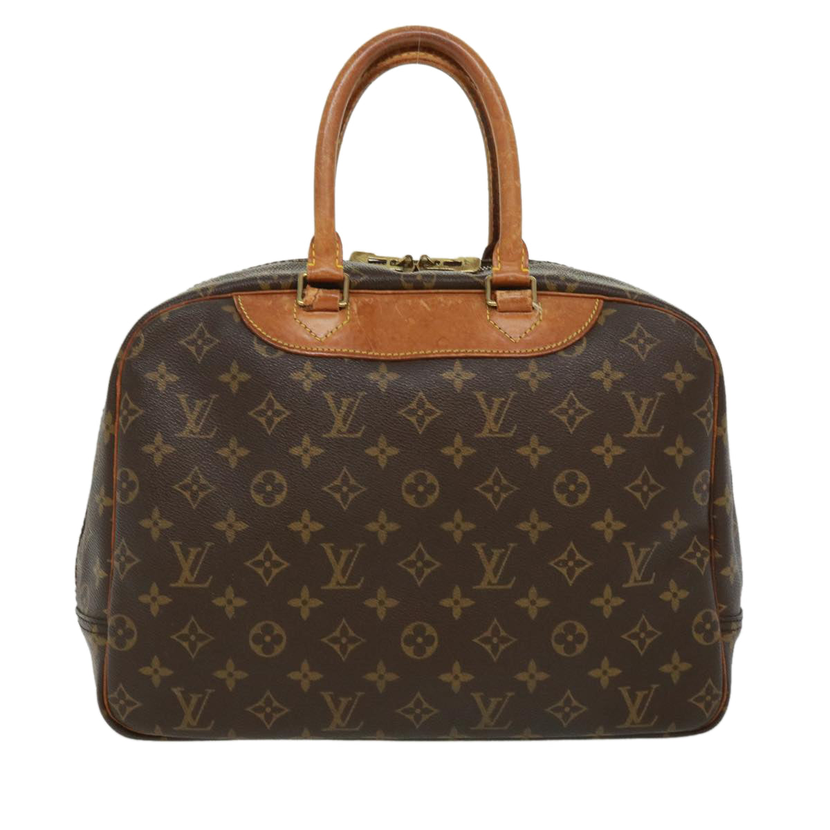 LOUIS VUITTON Monogram Deauville Hand Bag M47270 LV Auth jk2897