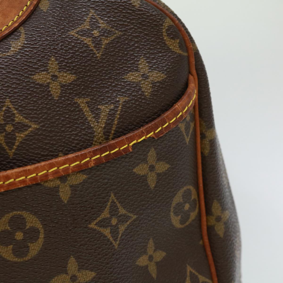 LOUIS VUITTON Monogram Deauville Hand Bag M47270 LV Auth jk2897