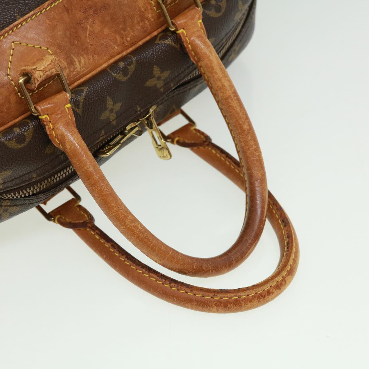 LOUIS VUITTON Monogram Deauville Hand Bag M47270 LV Auth jk2897